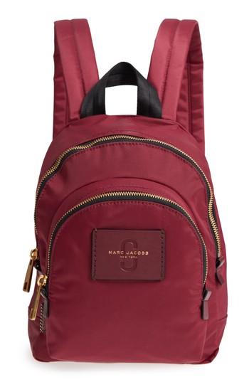 Marc Jacobs Mini Double Pack Nylon Backpack - Burgundy
