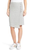 Women's Splendid Rib Knit Skirt - Grey