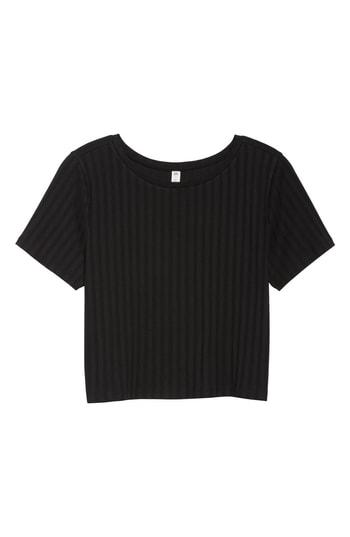 Women's Bp. Crewneck Rib Tee - Black