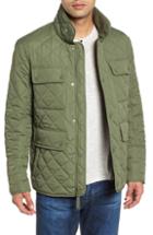 Men's Marc New York Canal Quilted Barn Jacket, Size - Green
