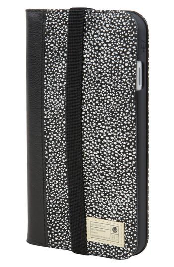 Hex Icon Iphone 6/6s/7/8 Wallet Case - Black