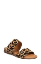 Women's Sarto By Franco Sarto Palomino Genuine Calf Hair Sandal M - Brown