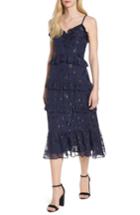 Women's Michael Michael Kors Tiered Ruffle Dress - Blue