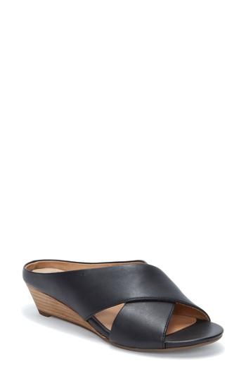 Women's Me Too Sandi Wedge Sandal .5 M - Black
