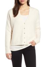 Women's Eileen Fisher Organic Cotton Blend Cardigan - White