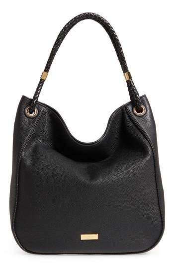 Michael Kors Skorpios Leather Hobo - Black