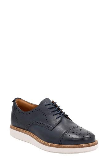 Women's Clarks Glick Shine Oxford M - Blue