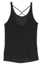 Women's Zella Crossback Tank, Size - Black
