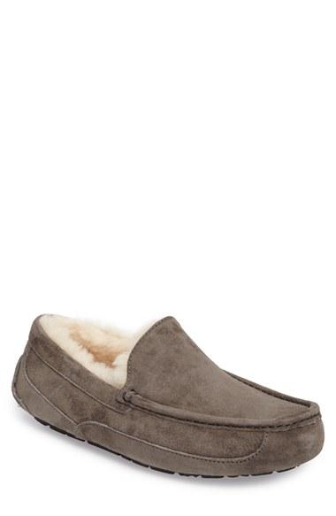 Men's Ugg Ascot Suede Slipper M - Black