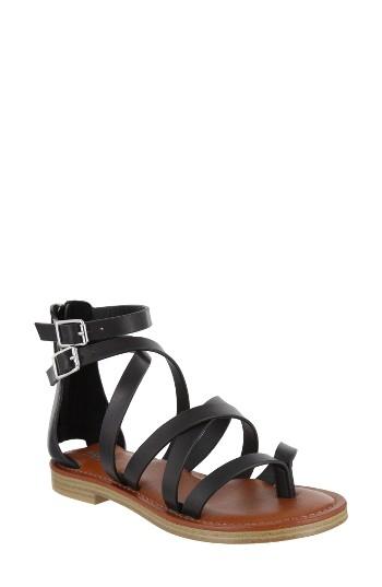 Women's Mia Agitha Gladiator Sandal M - Black