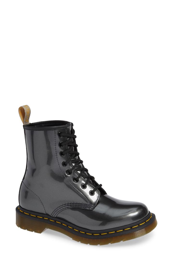 Women's Dr. Martens 1460 Chrome Boot Us/ 4uk - Metallic