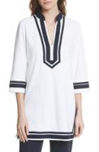 Women's Tory Burch Tory Terry Cloth Tunic - White