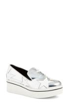 Women's Stella Mccartney 'binx Star' Slip-on Platform Sneaker Us / 35eu - Metallic