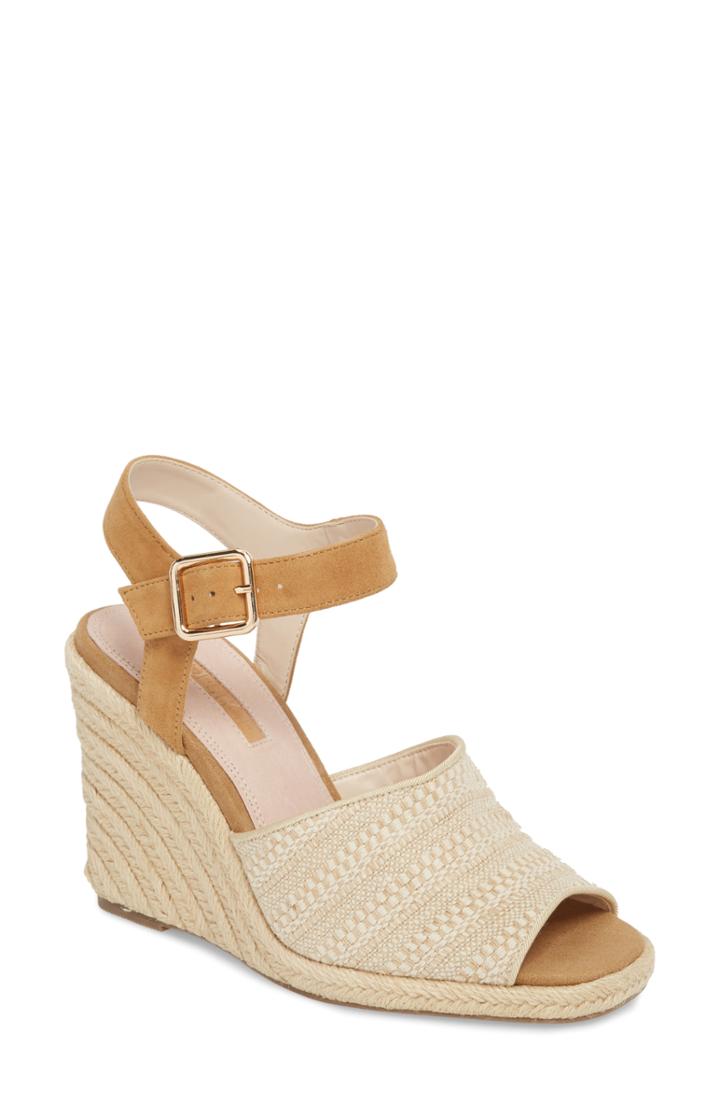 Women's Topshop Winnie Espadrille Wedge Sandal .5us / 37eu M - Beige
