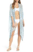 Women's Pool To Party Kimono Cover-up, Size - Blue