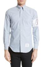 Men's Thom Browne Embroidered Arm Band Sport Shirt
