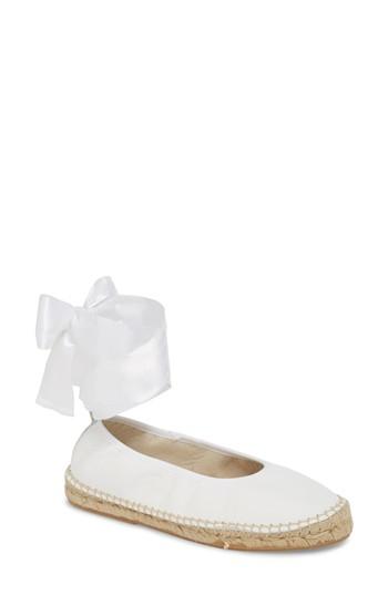Women's Free People Maya Wrap Espadrille Us / 38eu - White