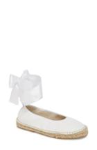 Women's Free People Maya Wrap Espadrille Us / 38eu - White