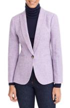 Women's J.crew Parke Herringbone Blazer - Purple