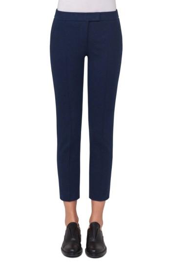 Women's Akris Punto Frankie Crop Jersey Pants - Blue