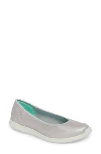 Women's Ecco Sense Ballerina Flat -5.5us / 36eu - Grey