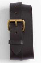 Men's Filson Leather Belt - Brown
