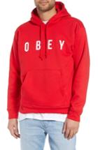 Men's Obey Anyway Hooded Sweatshirt - Red