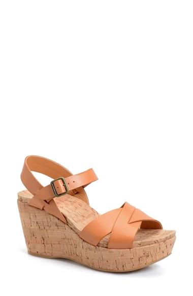 Women's Kork-ease 'ava 2.0' Platform Wedge Sandal M - Orange