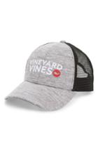 Men's Vineyard Vines Performance Space Dyed Trucker Hat - Grey