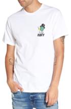 Men's Obey On Top Of The World Graphic T-shirt - White