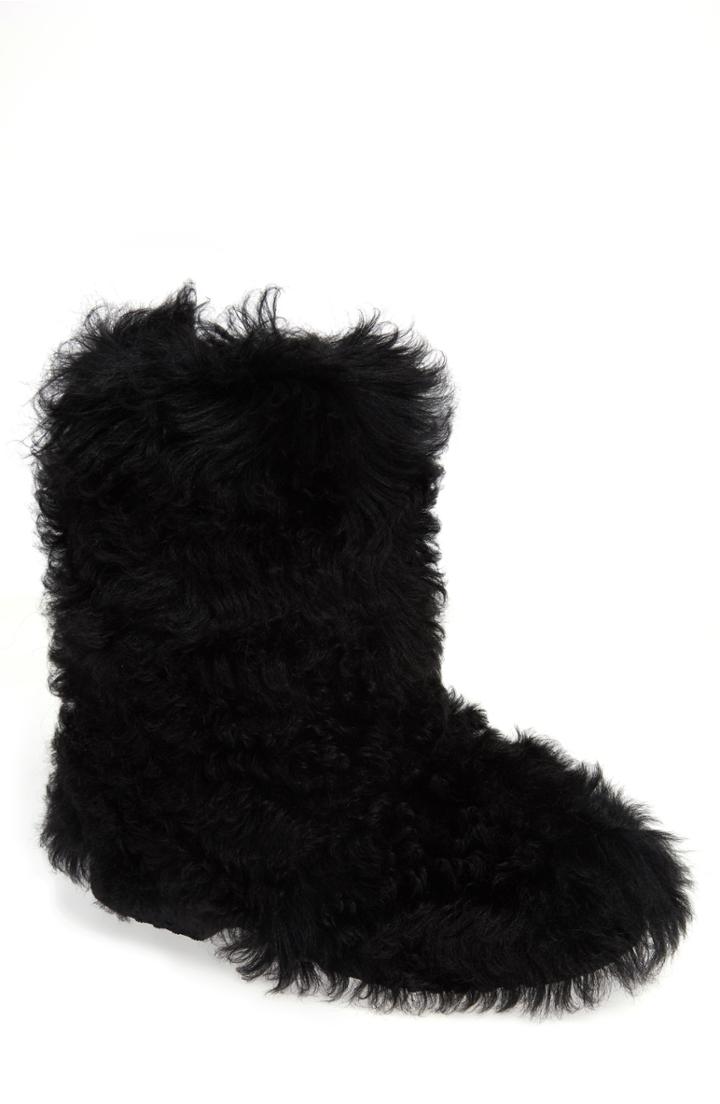 Women's Saint Laurent Genuine Shearling Boot Us / 41eu - Black