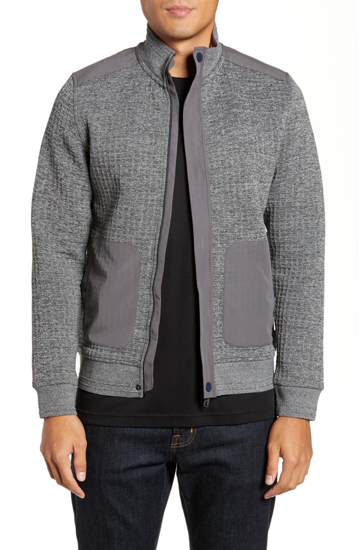 Men's Ted Baker London Slim Fit Funnel Neck Sweatshirt