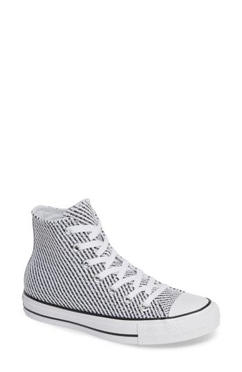 Women's Converse Chuck Taylor All Star Winter Woven High Top Sneaker M - White