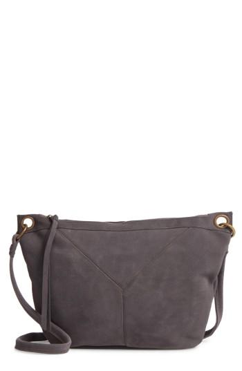 Elle & Jae Gypset Wildleder Suede East/west Crossbody Bag - Grey