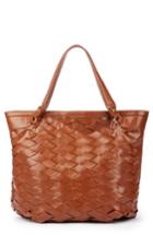 Sole Society Adrina Faux Leather Tote - Brown