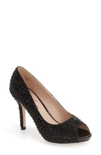 Women's Lauren Lorraine 'paula' Peep Toe Pump