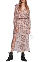 Women's Allsaints Chesca Petal Long Dress - Pink