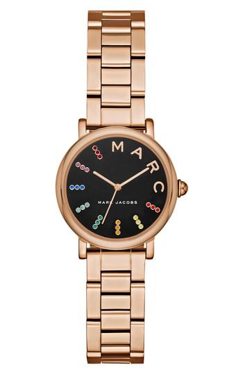 Women's Marc Jacobs Roxy Crystal Bracelet Watch, 28mm