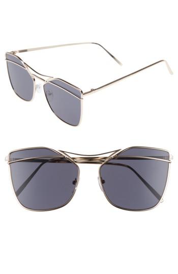 Women's Bp. Metal Line Sunglasses - Gold/ Black