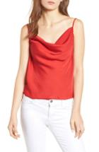 Women's 1.state Cowl Neck Camisole, Size - Red