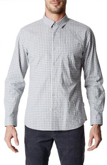 Men's 7 Diamonds Illusions Woven Shirt, Size - Grey