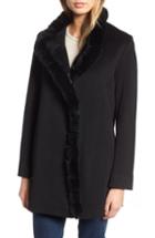 Women's Bottega Veneta 62mm Oversize Rimless Cat Eye Sunglasses - Silver/ Black