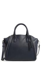 Sole Society Eytal Faux Leather Tote - Blue