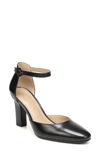 Women's Naturalizer Gianna Ankle Strap Pump M - Black
