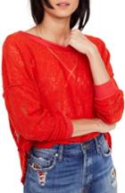 Women's Free People Not Cold In This Top - Red
