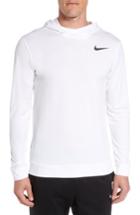 Men's Nike Hyper Dry Regular Fit Training Hoodie, Size - White