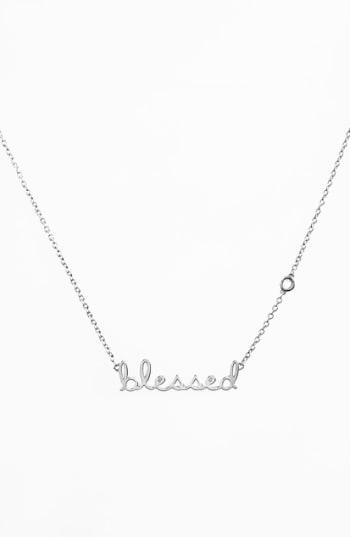 Women's Syd By Sydney Evan 'blessed' Necklace