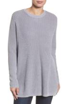 Women's Caslon Tie Back Tunic Sweater, Size - Blue