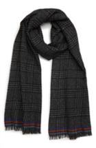 Men's Paul Smith Neppy Check Scarf, Size - Grey