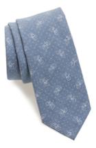 Men's Nordstrom Men's Shop Bicycle & Dot Cotton Tie, Size - Blue